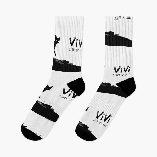 Item preview, ViVi — The Black Cat Slippin' Away designed and sold by PORTE DE ESPERANCE.