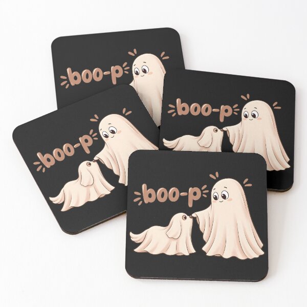 Artikelvorschau, Niedlicher Geisterhund Boo-p – Verspielte Halloween-Kunst entworfen und verkauft von GiaoCalonas.