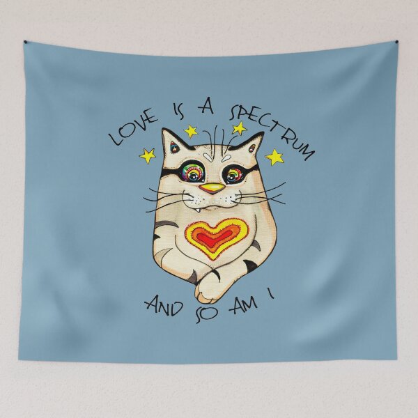 Item preview, Love is a spectrum, and so am I designed and sold by Kiekeboekat.