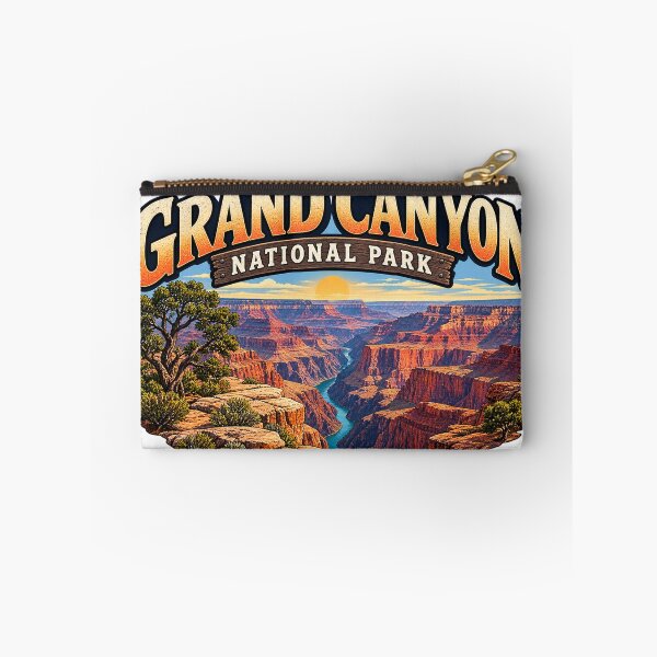 Item preview, Grand Canyon National Park Vintage Adventure Badge designed and sold by CreativeNest Prints.