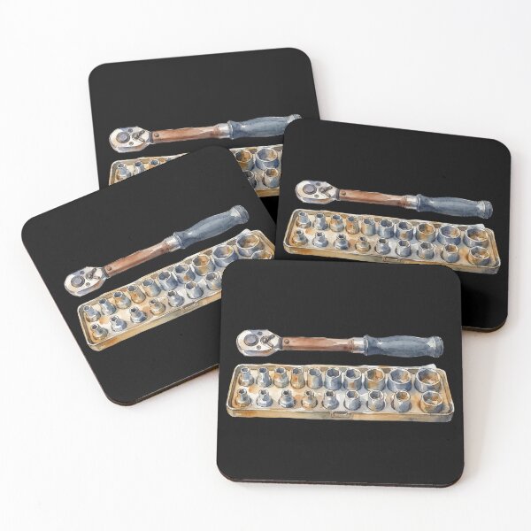 Item preview, Vintage Socket Wrench And Ratchet Tool Set designed and sold by bvdesignart.