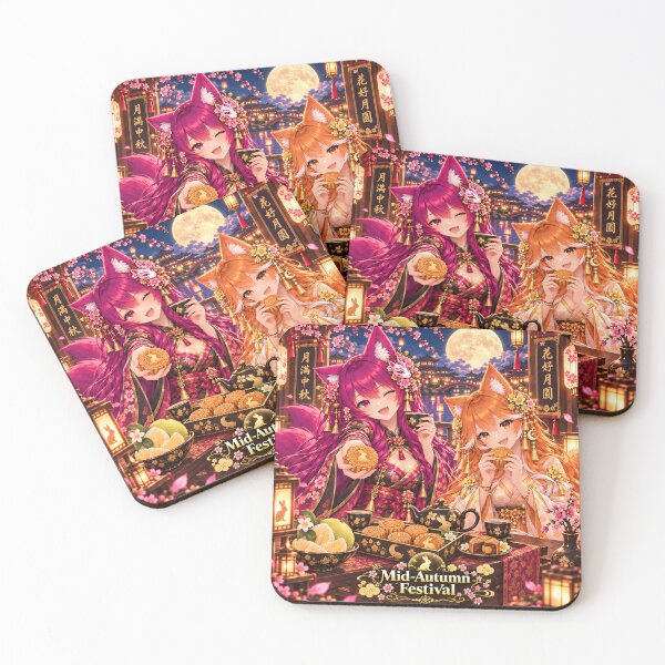 Item preview, Kiyuki Hana & Fala (Mid Autumn Festival) designed and sold by Kitsune Merchant.