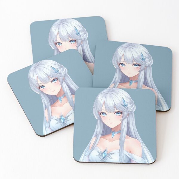 Item preview, Anime Ice Princess with Silver Hair designed and sold by charmaroundyou.