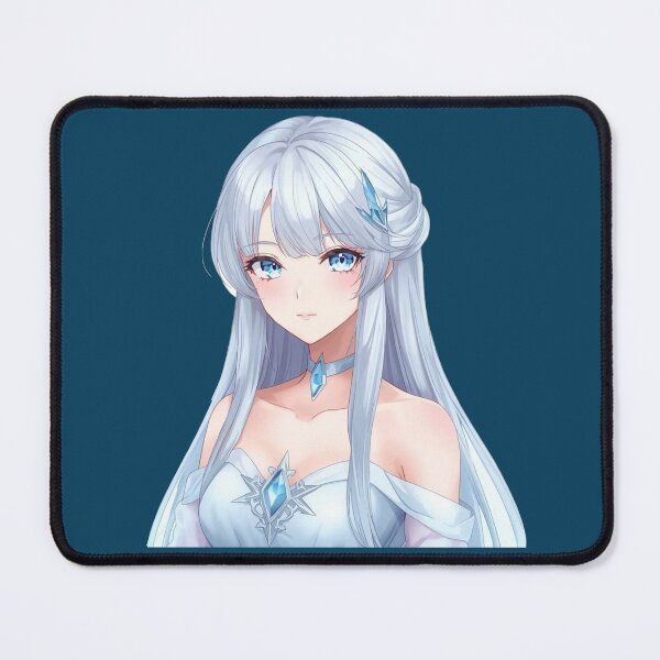 Item preview, Anime Ice Princess with Silver Hair designed and sold by charmaroundyou.