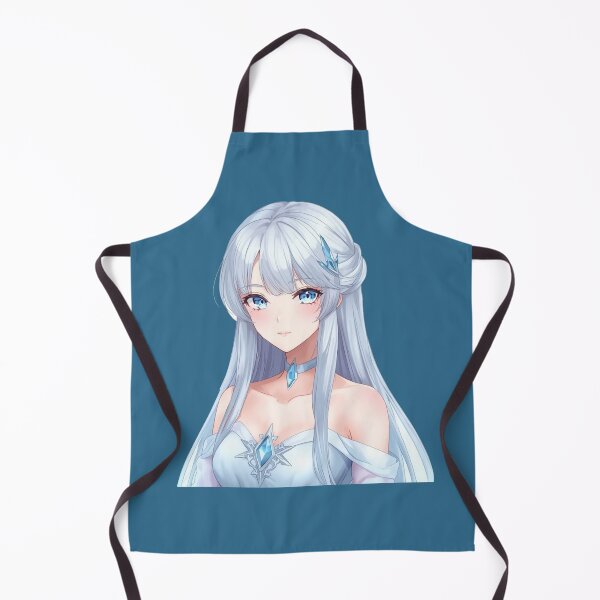 Item preview, Anime Ice Princess with Silver Hair designed and sold by charmaroundyou.