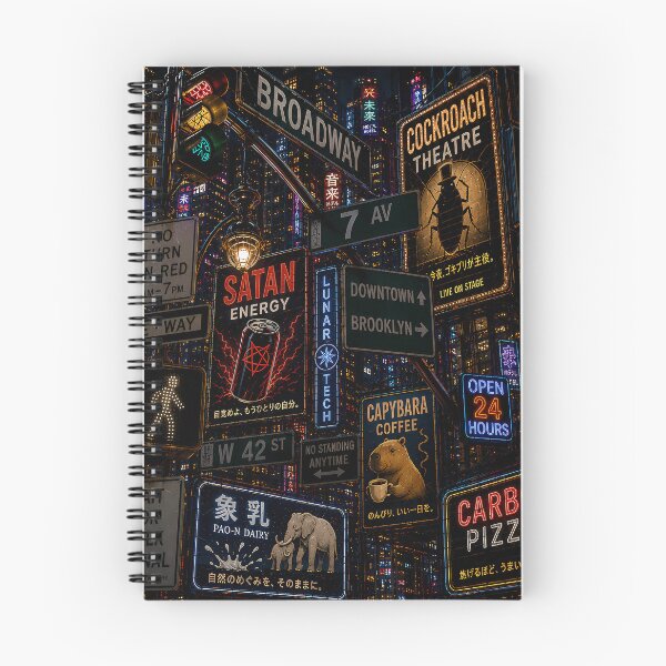 Item preview, Neon Chaos City — Cockroach Theatre & Satan Energy designed and sold by PORTE DE ESPERANCE.
