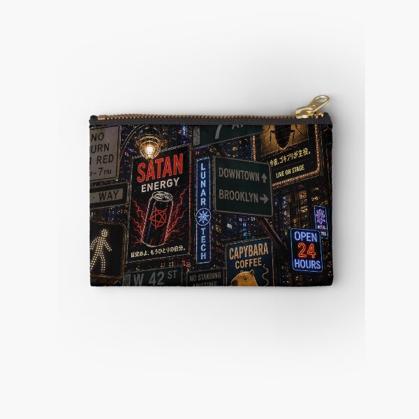 Item preview, Neon Chaos City — Cockroach Theatre & Satan Energy designed and sold by PORTE DE ESPERANCE.
