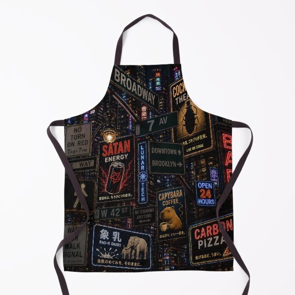 Item preview, Neon Chaos City — Cockroach Theatre & Satan Energy designed and sold by PORTE DE ESPERANCE.