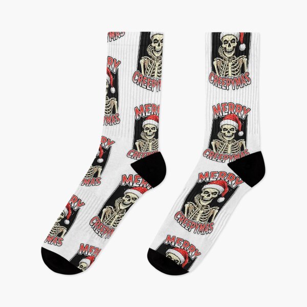 Item preview, Creepymas Santa Skull Vintage Comic Graphic designed and sold by Flying Doggo.
