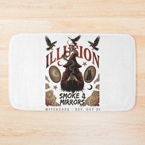 Item preview, Illusion Witchcore Smoke and Mirrors Halloween Design Graphic Tee v13 designed and sold by DarylWelsh2024.