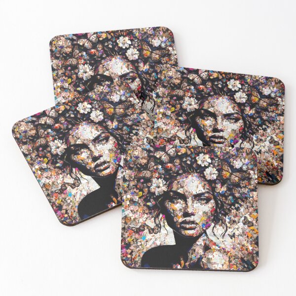 Item preview, Collage of a woman made out of 1000 photos designed and sold by ataliarts.