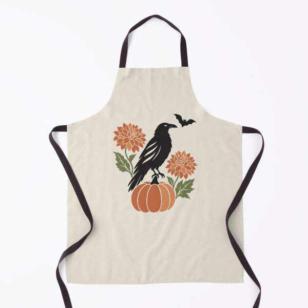 Item preview, Gothic Raven Pumpkin Autumn Botanical designed and sold by MavtM.