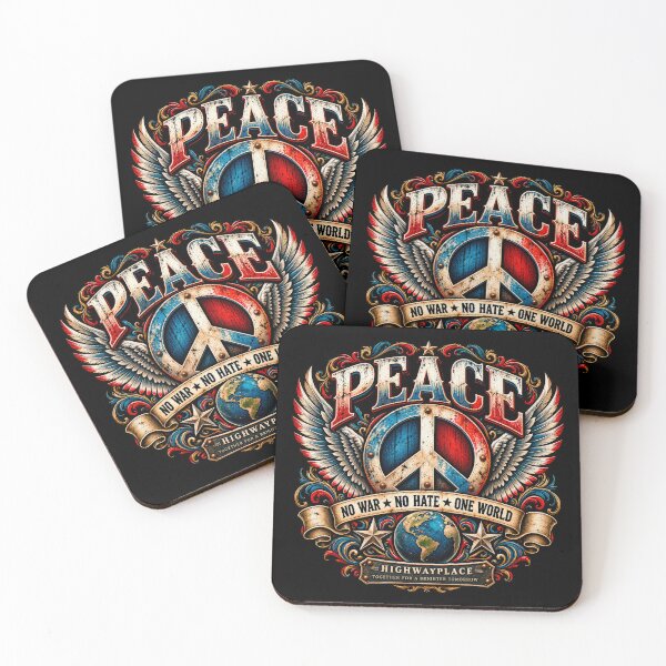 Item preview, PEACE Design • NO WAR • NO HATE • ONE WORLD designed and sold by EzequielBC.