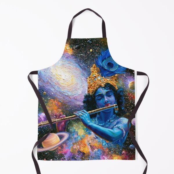 Item preview, Krishna Playing Flute in Space designed and sold by Instant Printing.