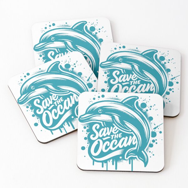 Item preview, Save the ocean message with a dolphin classic t-shirt designed and sold by Knowvhere.