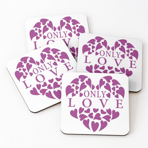 Item preview, Only Love Typography Cute Heart Art designed and sold by Minem39.