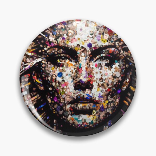 Item preview, Collage of exploding woman made out of 1000 photos designed and sold by ataliarts.