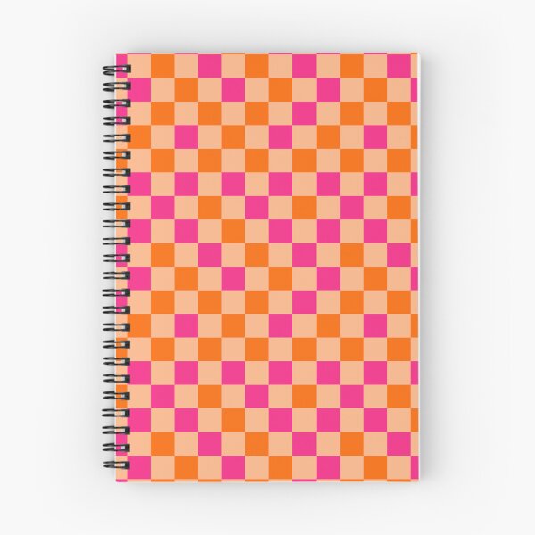 Item preview, Orange And Pink On Orange Checkered  Design   designed and sold by PatternTitan.