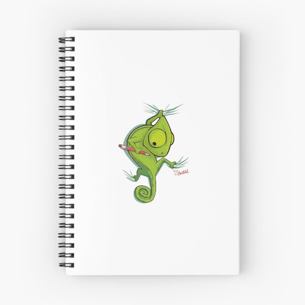 Item preview, ​Funny Green Chameleon Drawing Mascot designed and sold by ​FURY Graphics.