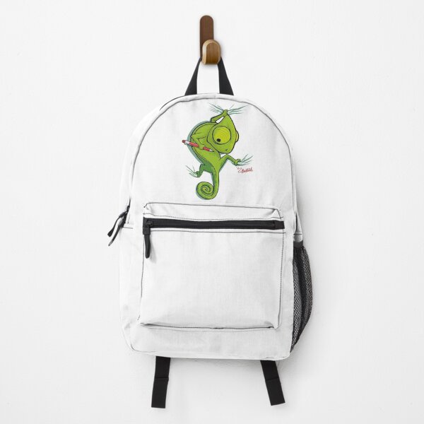Item preview, ​Funny Green Chameleon Drawing Mascot designed and sold by ​FURY Graphics.
