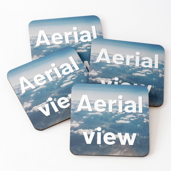 Item preview, Aerial view mountains designed and sold by Undonemadenew.