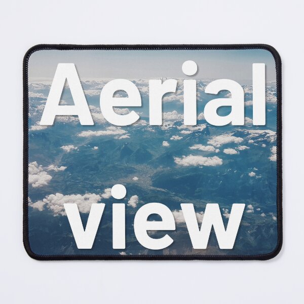 Item preview, Aerial view mountains designed and sold by Undonemadenew.
