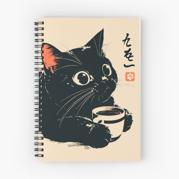 Item preview, Black Cat Peeking Coffee Mug Japanese Vintage designed and sold by mustbewhy.
