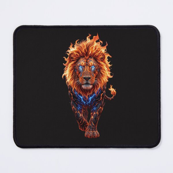 Item preview, Majestic Fire Lion Digital Art designed and sold by Utopian-Magic.
