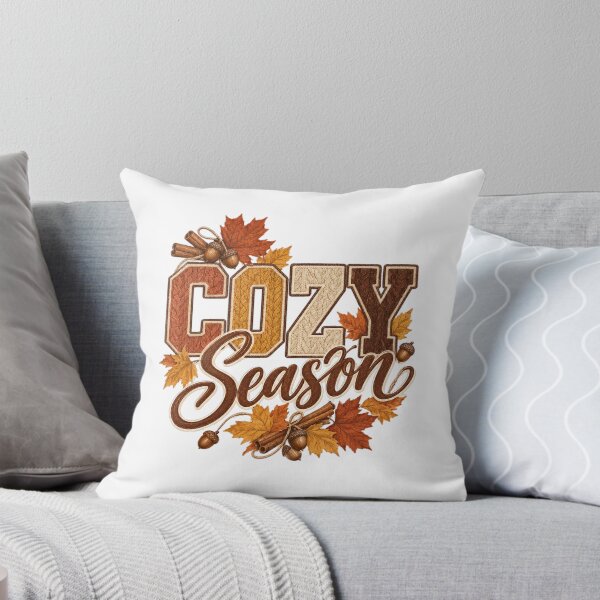 Item preview, Cozy Season Autumn Knit Varsity Letters Fall Vibes designed and sold by Amer16.