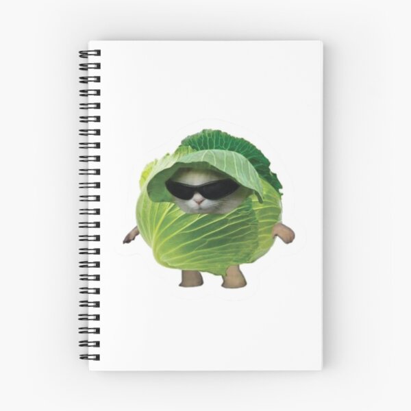 Item preview, Cool Cabbage Cat Meme Sticker designed and sold by cchickennugget.
