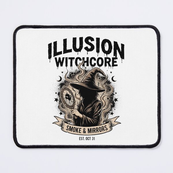Item preview, Illusion Witchcore Smoke and Mirrors Halloween Design Graphic Tee v16 designed and sold by DarylWelsh2024.