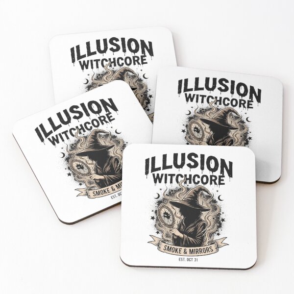 Item preview, Illusion Witchcore Smoke and Mirrors Halloween Design Graphic Tee v16 designed and sold by DarylWelsh2024.