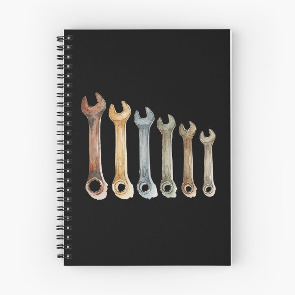 Item preview, Vintage Watercolor Wrench Mechanic Tool Set Art designed and sold by bvdesignart.