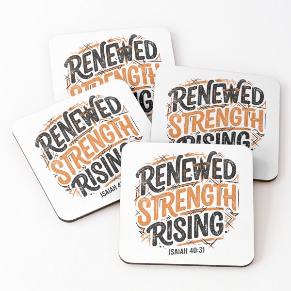 Item preview, RENEWED STRENGTH RISING - ISAIAH 40:31 designed and sold by EverGrace Studio.