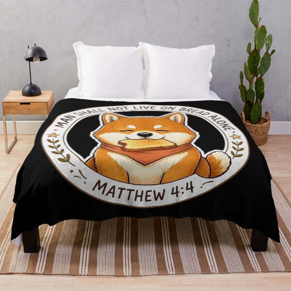 Item preview, Matthew 4:4 Man Shall Not Live On Bread Alone designed and sold by plushism.