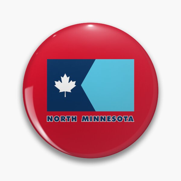 Item preview, North Minnesota (Canada Maple Leaf) Flag (with Label) designed and sold by Karate Octopus.
