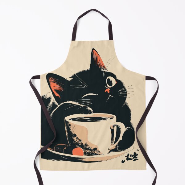 Item preview, Happy Black Cat Hugging Coffee Mug Japanese designed and sold by mustbewhy.