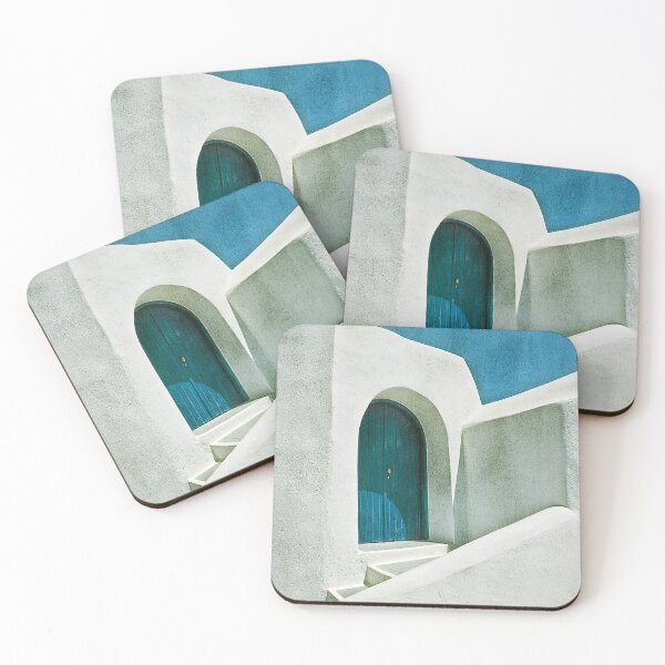Item preview, Blue Door on Santorini designed and sold by ARTmanhART.