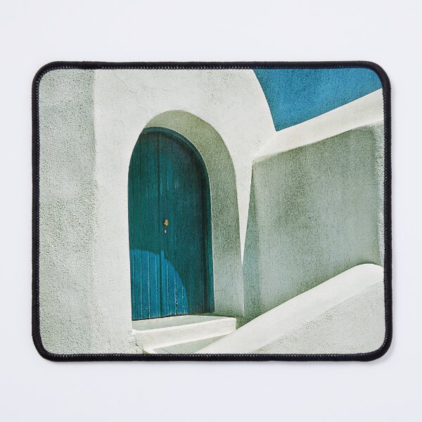 Item preview, Blue Door on Santorini designed and sold by ARTmanhART.