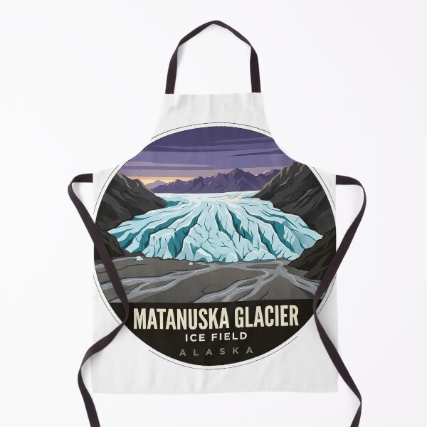 Item preview, Matanuska Glacier Alaska Vintage Travel Badge Sticker designed and sold by DetourDgn.