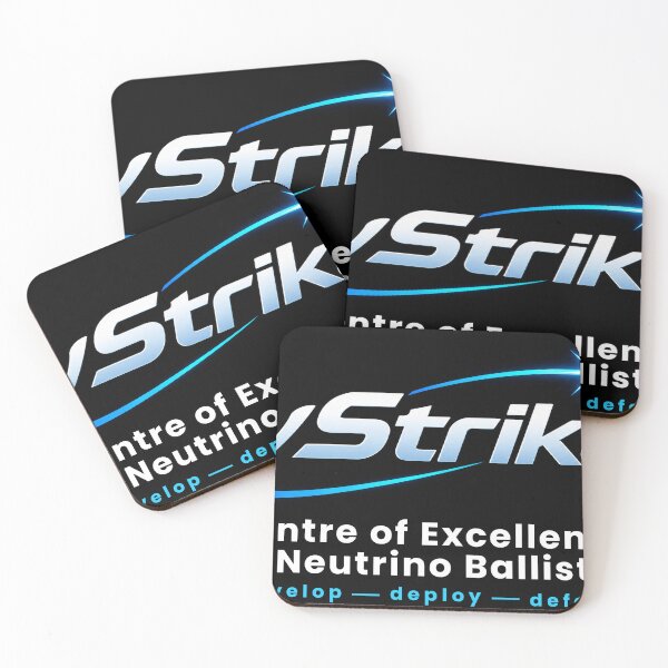 Item preview, Nu Strike: Centre of Excellence for Neutrino Ballistics (dark shirt desgin) designed and sold by RevFreakHorse.
