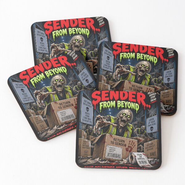 Item preview, Return to Sender From Beyond – Funny Warehouse Halloween Design designed and sold by KeeganDykes.
