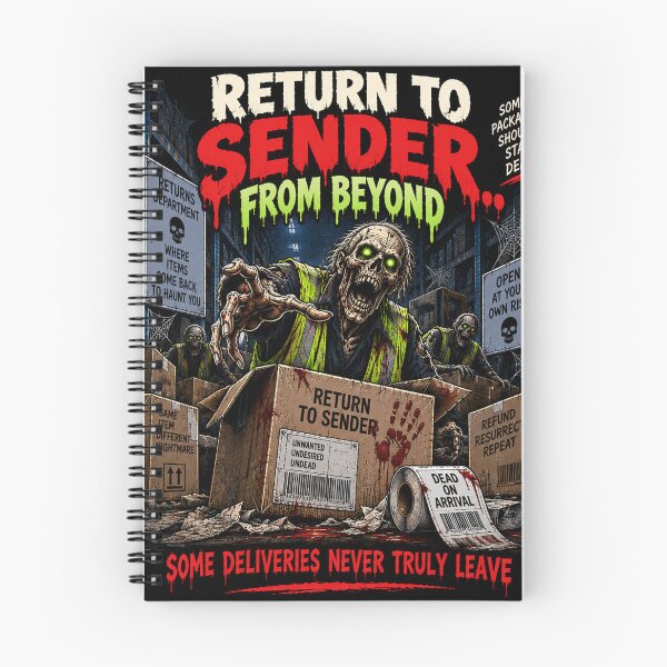 Item preview, Return to Sender From Beyond – Funny Warehouse Halloween Design designed and sold by KeeganDykes.