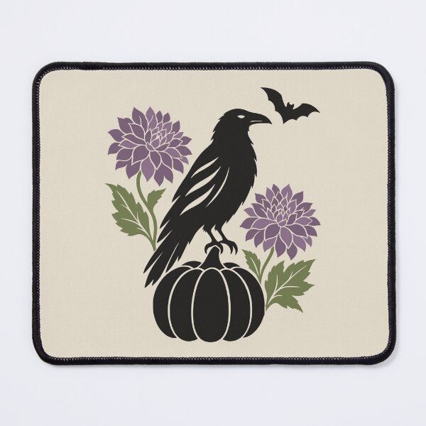 Item preview, Gothic Raven Black Pumpkin Autumn designed and sold by MavtM.