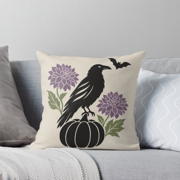 Item preview, Gothic Raven Black Pumpkin Autumn designed and sold by MavtM.