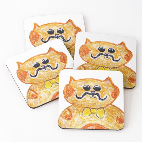 Item preview, Distinguished Gentleman Orange Cat with Mustache and Bow Tie designed and sold by MagicYana.
