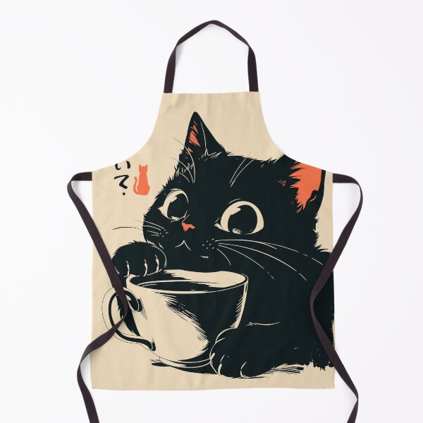 Item preview, Black Cat Paws Coffee Cup Japanese Vintage designed and sold by mustbewhy.