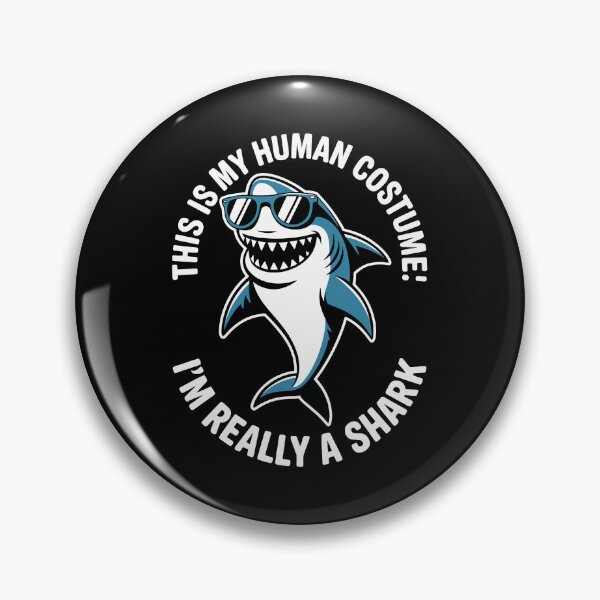 Item preview, This Is My Human Costume – I'm Really a Shark designed and sold by jkrphoto.