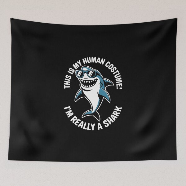 Item preview, This Is My Human Costume – I'm Really a Shark designed and sold by jkrphoto.