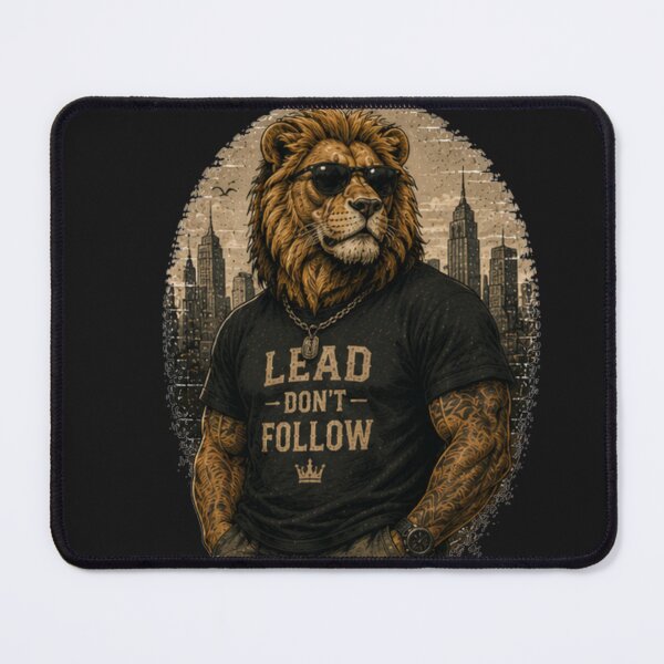 Item preview, Lion – Lead. Don't Follow. designed and sold by IGArte.